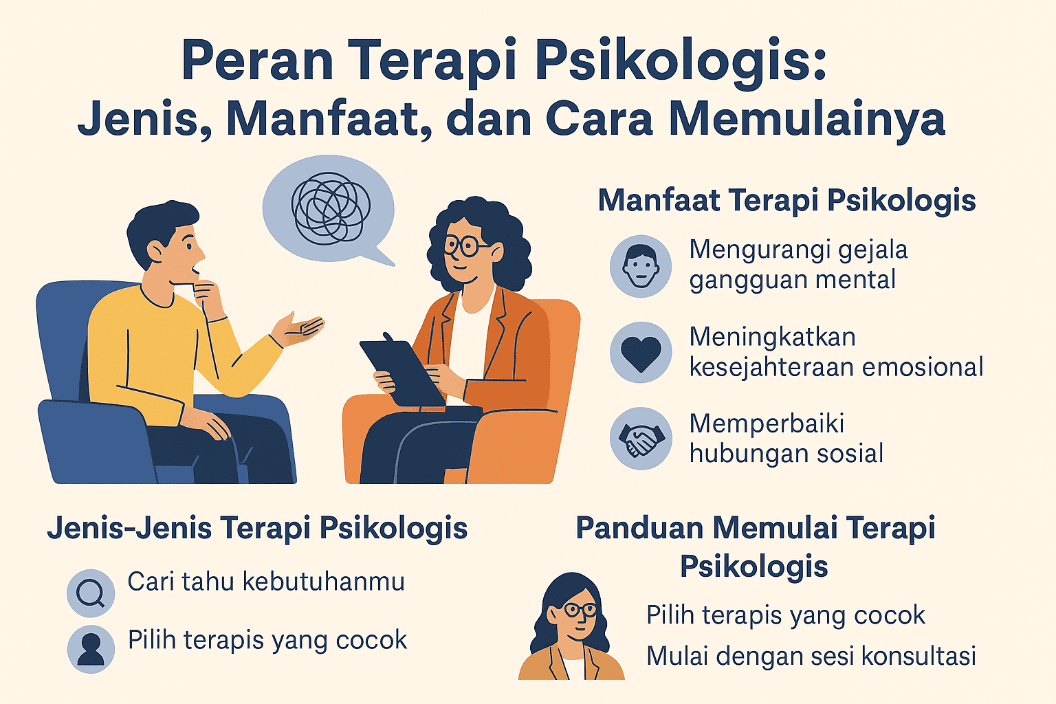 Ilustrasi Mengenai Terapi Psikologis